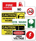 Signs for warehouse